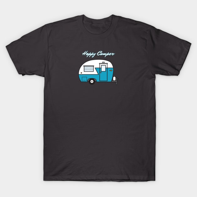 Happy Camper T-Shirt by Ferrous Frog